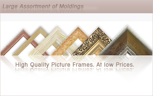Picture frames in our own production factory