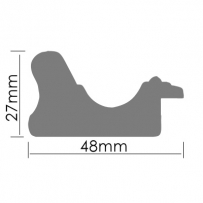 Plastic Frame Rococo 84x118,8cm | DIN A0